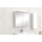 Горен PVC шкаф с огледало ICMC 6017-75W ALDENE-75 от InterCeramic - Image 2