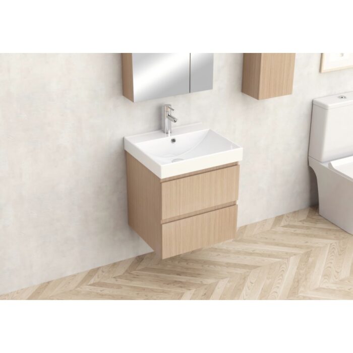 Долен конзолен PVC шкаф Inter Ceramic 6037-50+УМИВ. 5953W-51CM – елегантен и функционален - Image 2