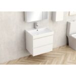 Долен конзолен PVC шкаф за баня Inter Ceramic ICP AKADIA-60 6038-60W С УМИВ. 5953W-2NEW - Image 2