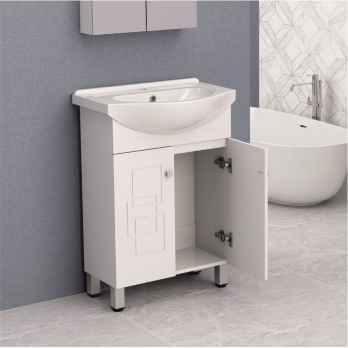 Долен стоящ PVC шкаф за баня ICP 6040 NEW - Image 2
