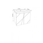 Мебели за баня PVC » ICP 6046 W - Image 4