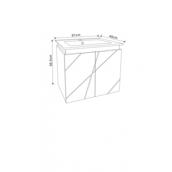 Мебели за баня PVC » ICP 6046 W - Image 4