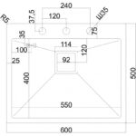 Кухненска мивка алпака Inter Ceramic ICK 6052B - лесна поддръжка и стилна визия - Image 3