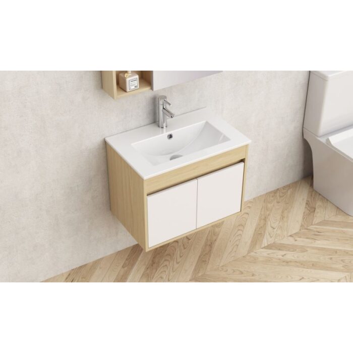 Долен конзолен PVC шкаф за баня Inter Ceramic ICP 6045-085 - стилна визия и устойчивост - Image 2