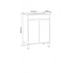 Долен стоящ PVC шкаф за баня ICP 6081-045 - Image 5