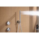 Смесител за вграждане за душ Inter Ceramic 634503C CATARINE CHROME - дизайнерски смесител за душ - Image 7