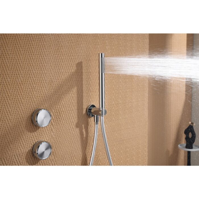 Смесител за вграждане за душ Inter Ceramic 634503C CATARINE CHROME - дизайнерски смесител за душ - Image 7