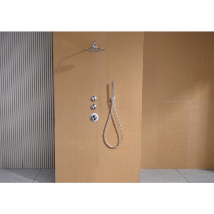 Смесител за вграждане за душ Inter Ceramic 634503C CATARINE CHROME - дизайнерски смесител за душ - Image 2