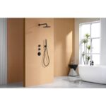 CATARINE MATT BLACK СМЕСИТЕЛ ЗА ВГРАЖДАНЕ ЗА ДУШ 634503MB - Image 3
