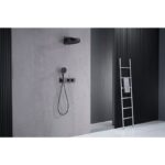 BIAGIO MATT BLACK СМЕСИТЕЛ ЗА ВГРАЖДАНЕ ЗА ДУШ 634577MB - Image 2