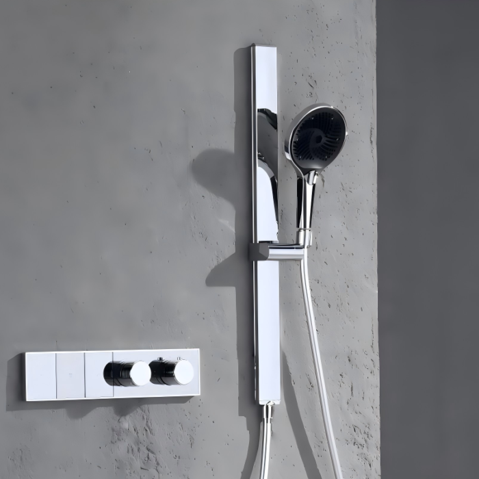 DEVONTE CHROME СМЕСИТЕЛ ЗА ВГРАЖДАНЕ ЗА ДУШ 634578C - Image 3