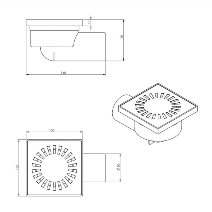 Подов Сифон ICD   6412 - Image 3