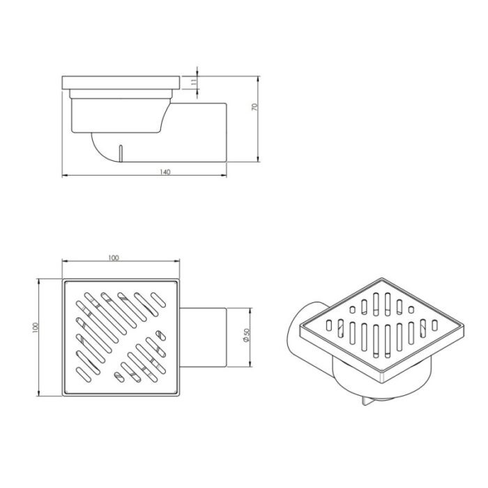 Подов Сифон САХАРА ICFS  6414 G - Image 3