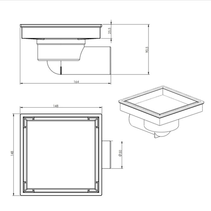 Подов Сифон ICD 6416C - Image 3
