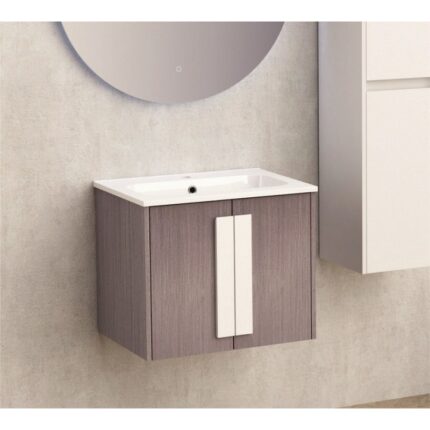Долен конзолен PVC шкаф за баня Inter Ceramic ICP 6451-2 – качество и модерен дизайн
