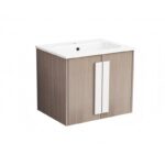 Долен конзолен PVC шкаф за баня Inter Ceramic ICP 6451-3 – модерно решение и практичност