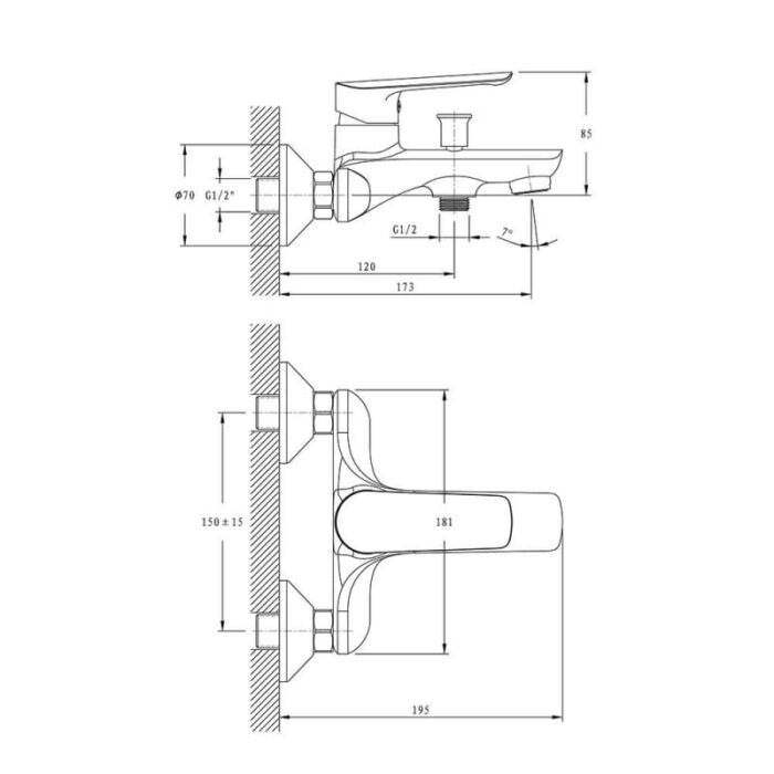 Месингов Смесител АДАЛИЯ ICF 6498198 - Image 3