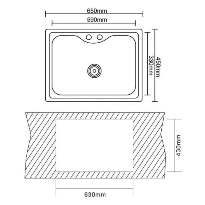 Кухненска мивка алпака ICK 6546 / 6545 - Image 3