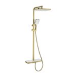 Душ система с термостат Inter Ceramic 6703BRUSH GOLD - златно покритие и комфорт