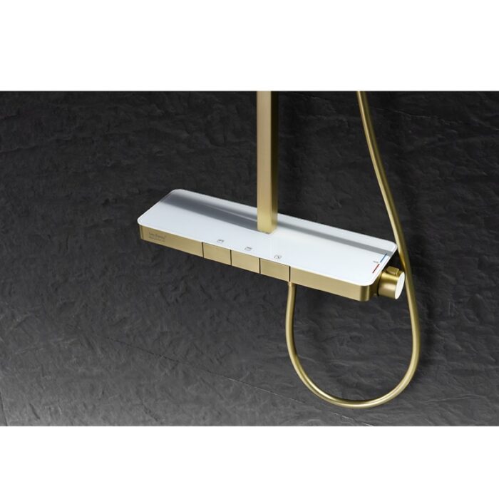 Душ система с термостат Inter Ceramic 6703BRUSH GOLD - златно покритие и комфорт - Image 5