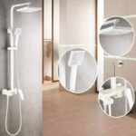 Тръбно окачване Inter Ceramic ICT 6891W MATT WHITE - Матов бял дизайн за банята