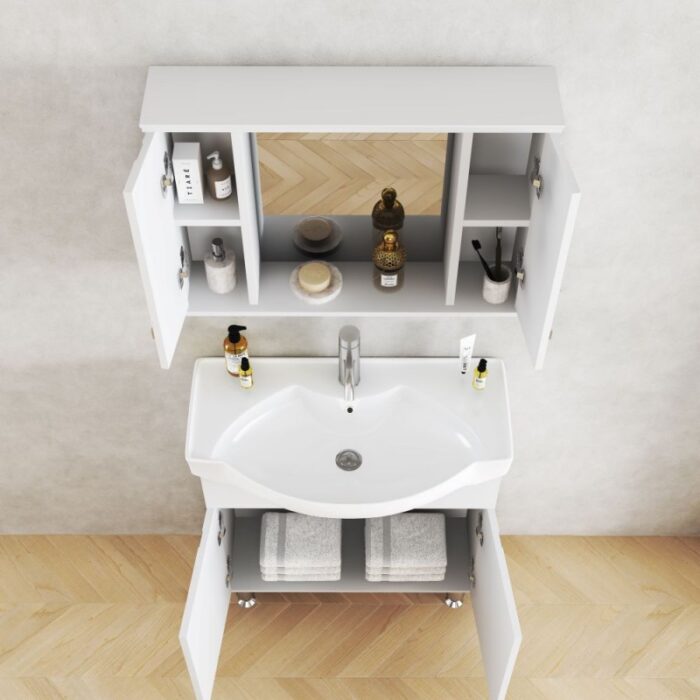 Долен стоящ PVC шкаф за баня ICP 7047 - Image 6