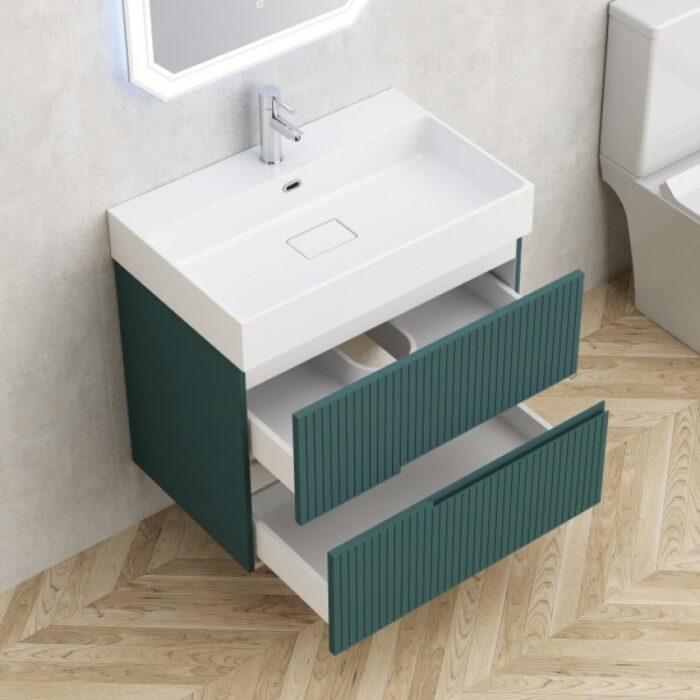 Долен конзолен шкаф за баня Inter Ceramic 7056DG ELORIA - компактно решение с модерен силует - Image 3