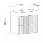 PVC ШКАФ ELORIA 7056 GREY - Image 5