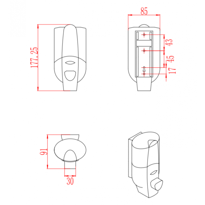 Дозатор за сапун  » ICA 7086B - Image 2