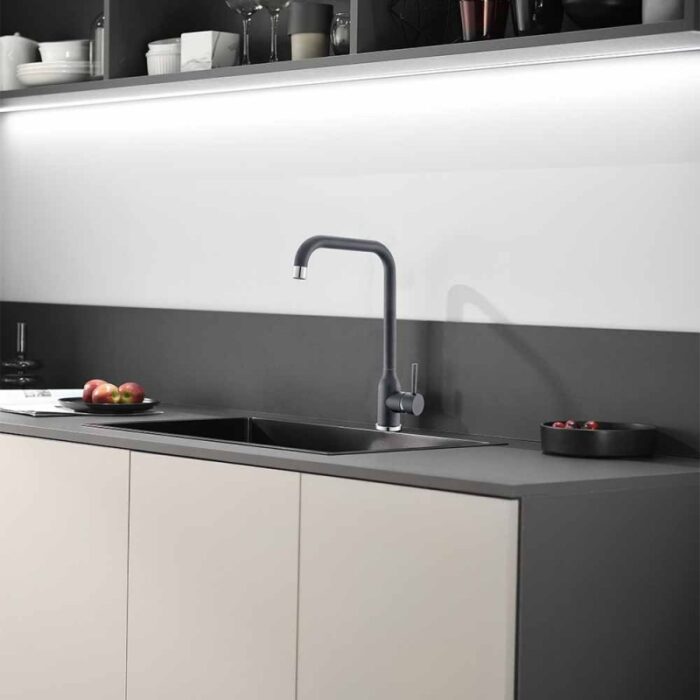 СИВ ГРАНИТ смесител за кухня висок 7107005 - Image 2