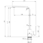 Кухненски смесител ICF 7107018C ТЕМПИКО - Image 3