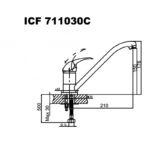 Смесители »    "Оливия " »   ICF 7111030C - Image 2
