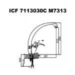 Смесители »    "Оливия " »  ICF 7113030C M7313 - Image 2