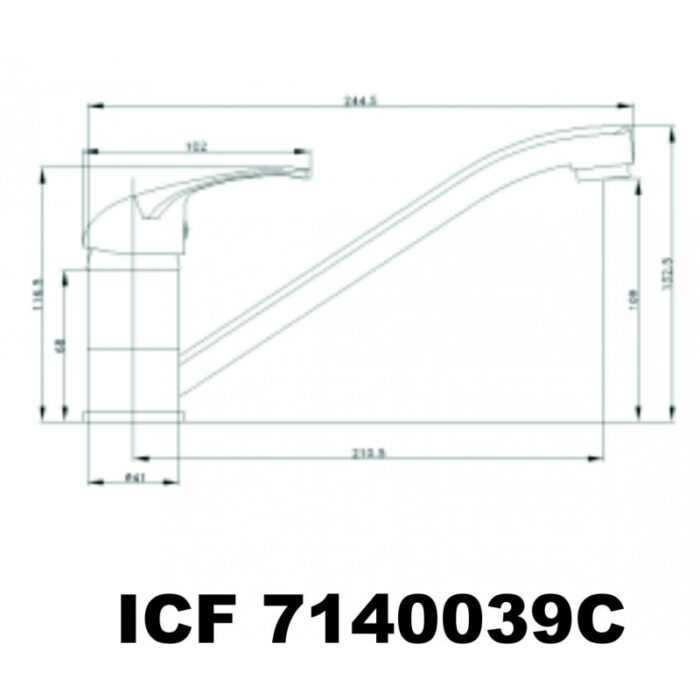 Смесители »  " ЕКО " » ICF 7140039C - Image 2