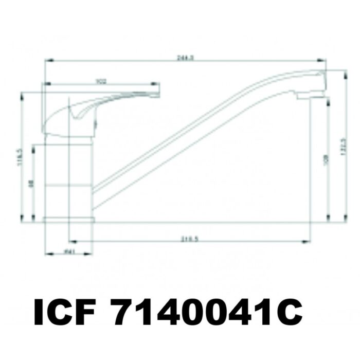 Смесители »  " КАПРИ " » ICF  7140041 - Image 2