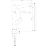 Месингов Смесител KITCHEN LINE » ICF 7163445B ЧЕРЕН МАТ - Image 3