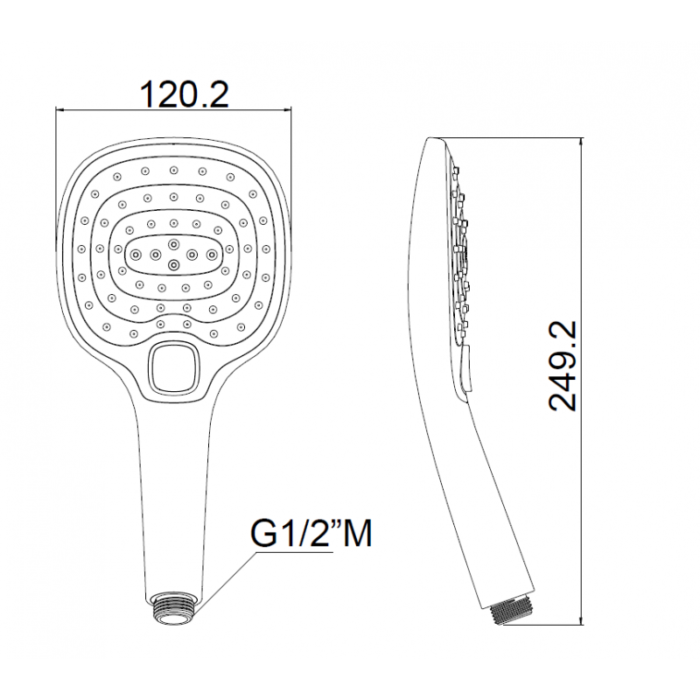 Глава за душ ICH 7171 - Image 2
