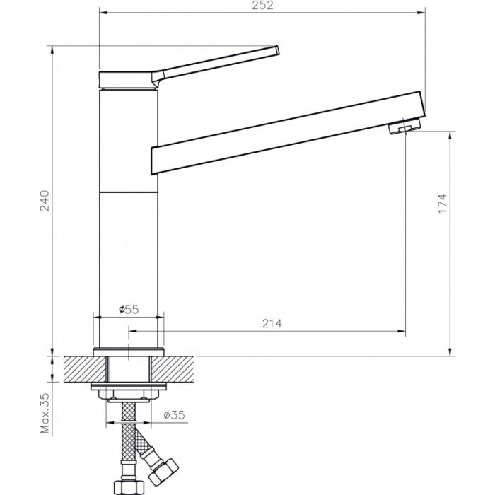 Кухненски смесител  ICF 7179187 - Image 3
