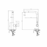 Смесител за кухненски умивалник ICF 718650 GREY - Image 3