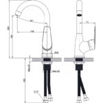 Смесител за умивалник ALFI ICF 7401123 7119 - Image 3