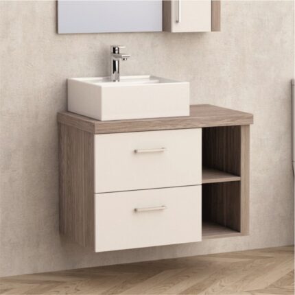 Долен конзолен PVC шкаф за баня Inter Ceramic ICP 754655 - модерна визия и устойчивост