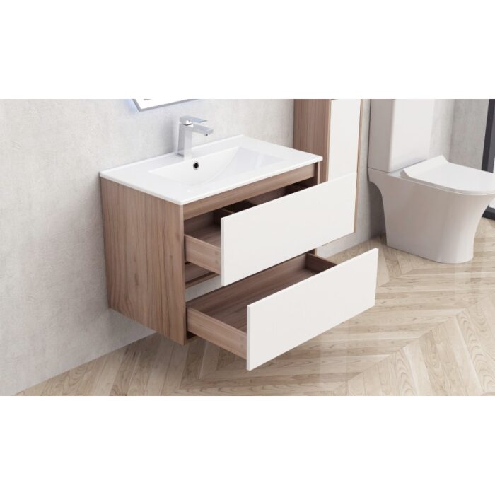 Долен конзолен PVC шкаф за баня Inter Ceramic ICP 7555 - функционалност и стил - Image 2