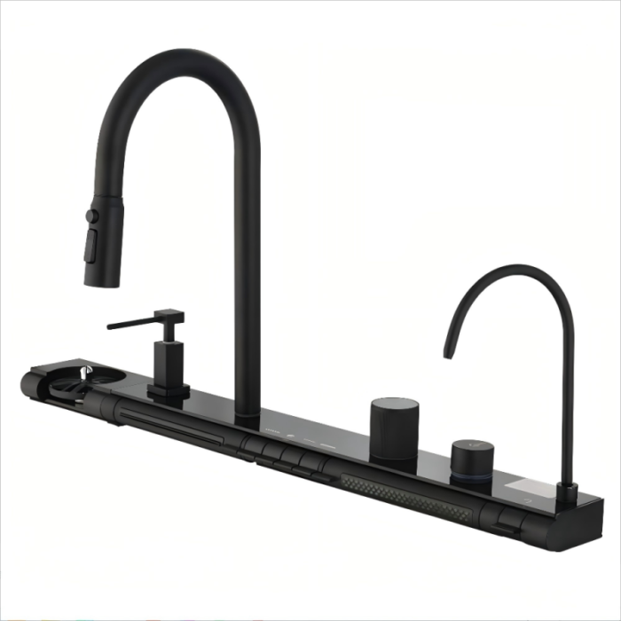 Кухненска мивка Inter Ceramic 7547PVD BLACK + Смесител 7567131MB – Луксозен функционален комплект - Image 22