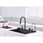 Кухненска мивка Inter Ceramic 7547PVD BLACK + Смесител 7567131MB – Луксозен функционален комплект - Image 13