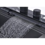 Кухненска мивка Inter Ceramic 7547PVD BLACK + Смесител 7567131MB – Луксозен функционален комплект - Image 5