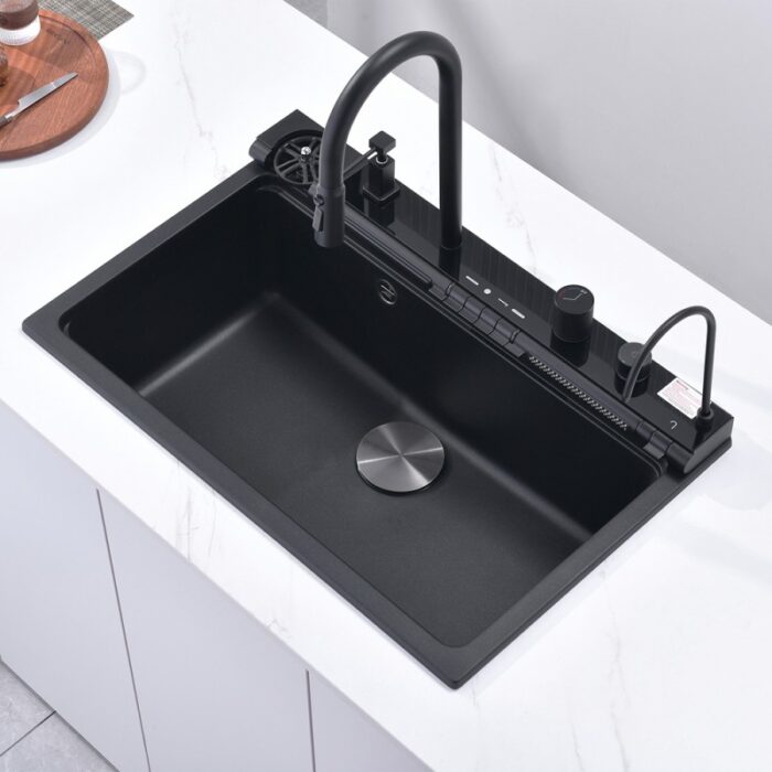 МЕСИНГОВ СМЕСИТЕЛ ЗА КУХНЯ SMART KITCHEN Inter Ceramic 7567131MB - удобство и модерен дизайн - Image 2