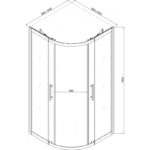 Душ кабина » ICS 788FC ROUND - Image 2
