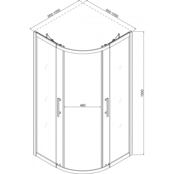 Душ кабина » ICS 788FC ROUND - Image 2
