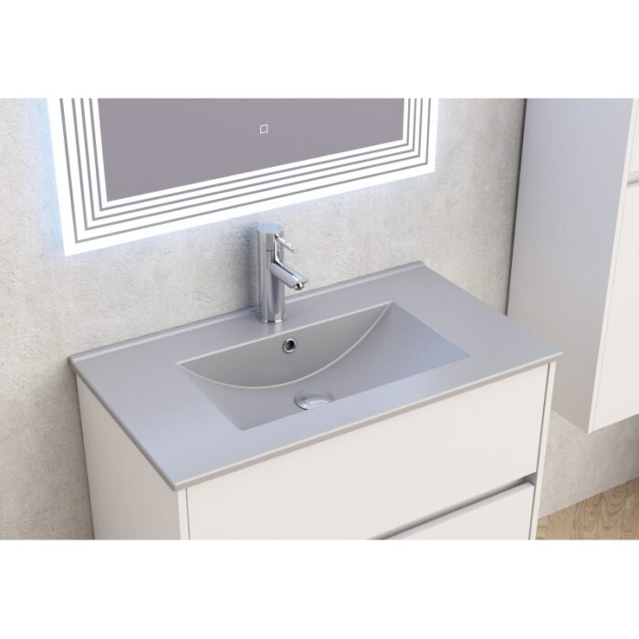 Мебели за баня » ICP 7955 + МИВКА ICC 8066G СИВ MAT - Image 2