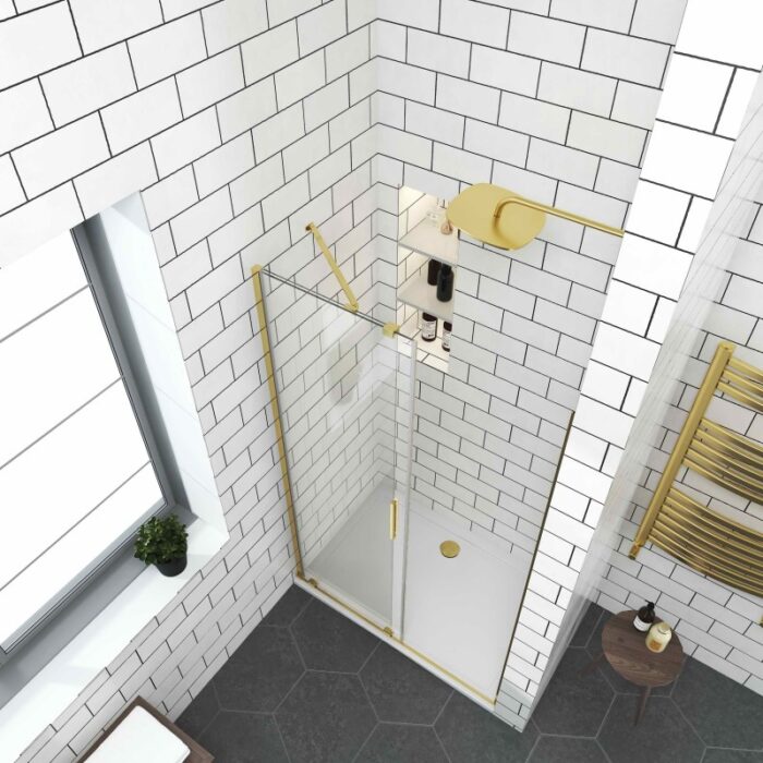 ПРЕГРАДЕН ПАРАВАН ELGIO BRUSHED GOLD - Image 3